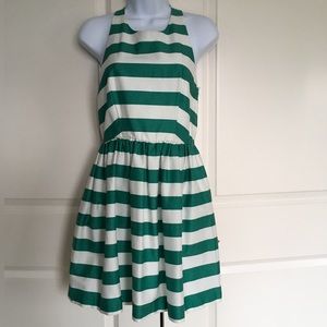 Striped Dress with Bow